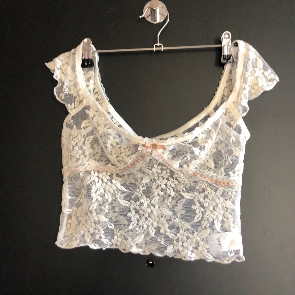 UNIF lace babydoll top